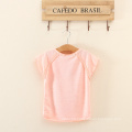 short sleeve t shirts girl skirt pink casual sweet kids clothes set for 1 year old